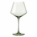 Weinglas 600 ml aus hellgrünem Glas für Rotwein - bauchige Kelchform