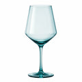 Weinglas 500 ml 22 cm aus Glas Türkis - Stielglas für Wein
